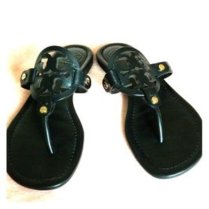 Tory Burch Miller sandal Black Leather